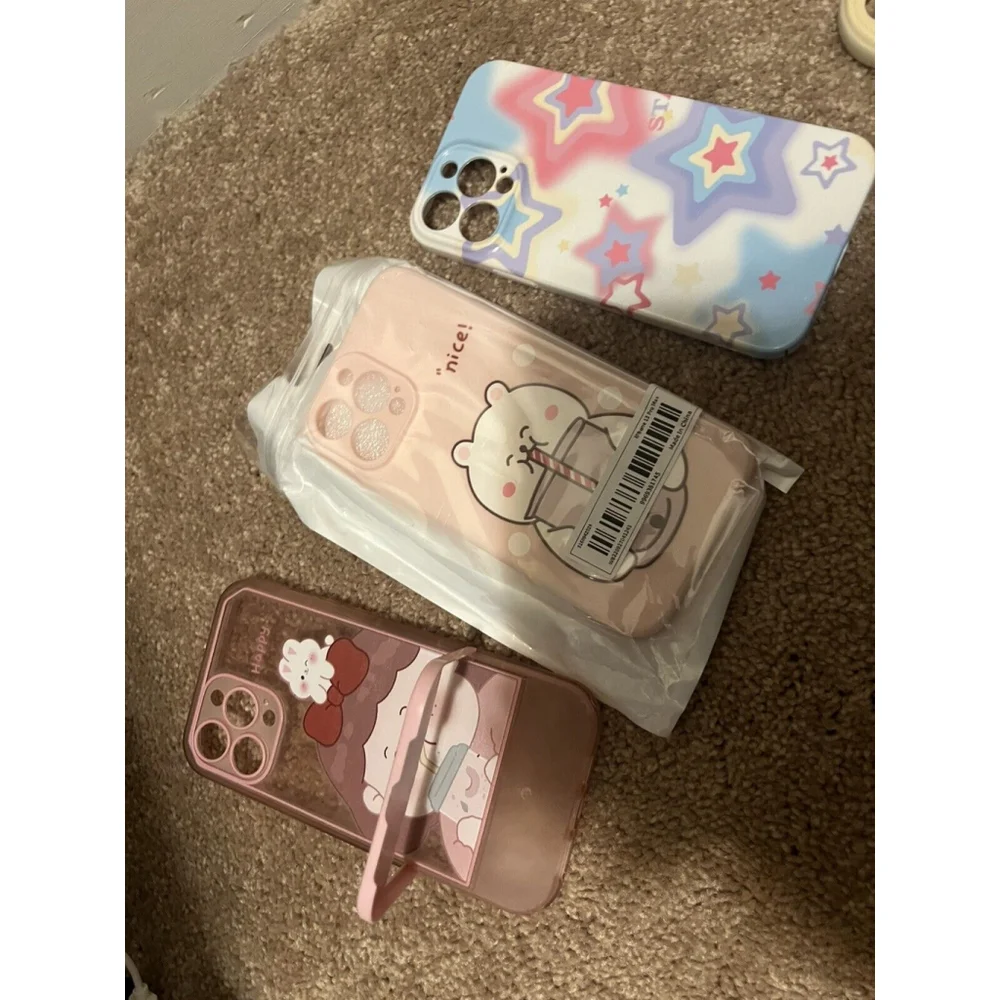 Apple iPhone 13 Pro Max Cute Case Used Pack Of 3